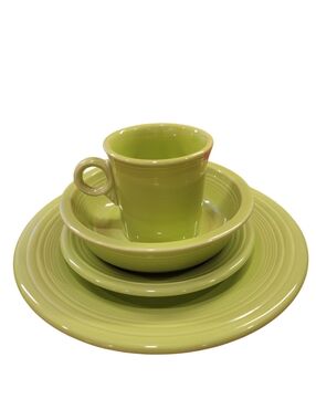 Fiesta® Chartreuse 4 Piece Place Setting  1998